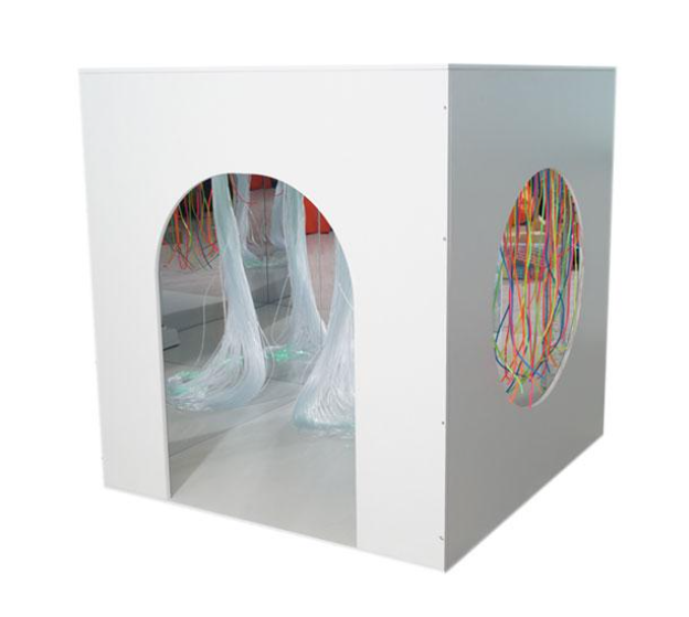 Wooden Sensory Den with Padding – Quiet Space - 120 x 120 x 150cm