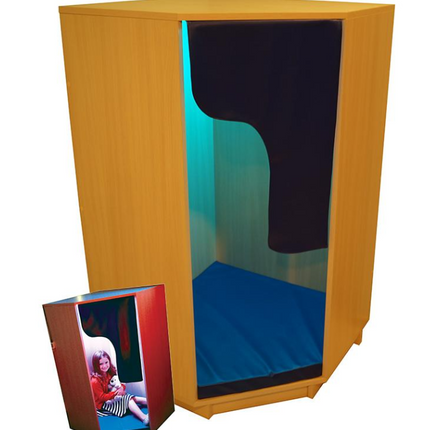 Wooden Padded Sensory Den with LED Mood Lighting