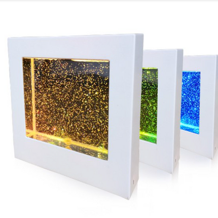 Sensory Colour Changing Glitter Square- 22cm x 22cm - Rechargeable
