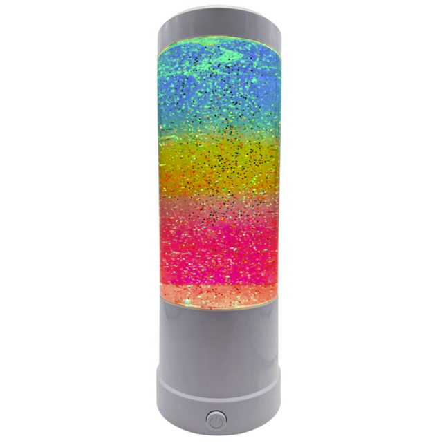 Sensory Light Up Rainbow Glitter Lamp