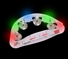Sensory LED Light-Up Tambourines Music Toy- Single or Pack of 2