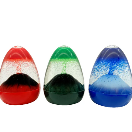 Sensory Liquid Motion Volcano Timers - Set Of 3