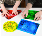 Colourful and Squidgy Tactile Sensory Liquid Gel Shapes - Set of 4