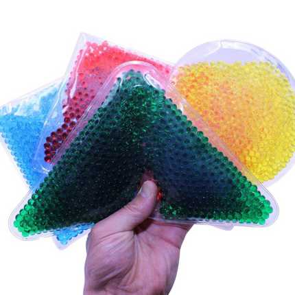 Sensory Gel Beads Shapes- Pack of 4 - Square, Rectangle, Circle & Triangle - Water Bead