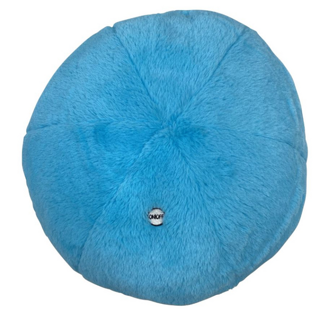 Blue Round Vibrating Massage Cushion – 18 x 36cm