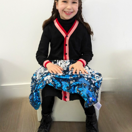 Reversible Tactile Sensory Sequin Weighted Lap Pad- 2.3kg