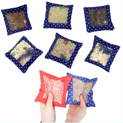 Sensory Feeling Squish Bags with Window - Set of 6