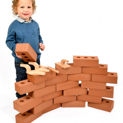 Large Life Size Foam Building Bricks- Construction Blocks Toy for Role Play Toy – 20cm - 25/50/150 pieces