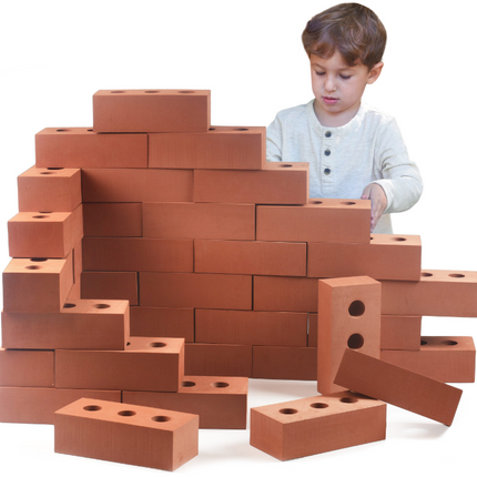 Large Life Size Foam Building Bricks- Construction Blocks Toy for Role Play Toy – 20cm - 25/50/150 pieces