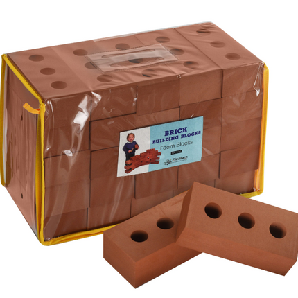 Large Life Size Foam Building Bricks- Construction Blocks Toy for Role Play Toy – 20cm - 25/50/150 pieces