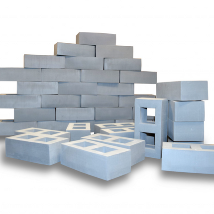 Sensory Play Building Breeze Blocks Bricks - 20 or 40 pieces