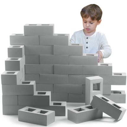Sensory Play Building Breeze Blocks Bricks - 20 or 40 pieces