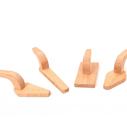 Children’s Wooden Building Tools For Small Hands - Pack of 4