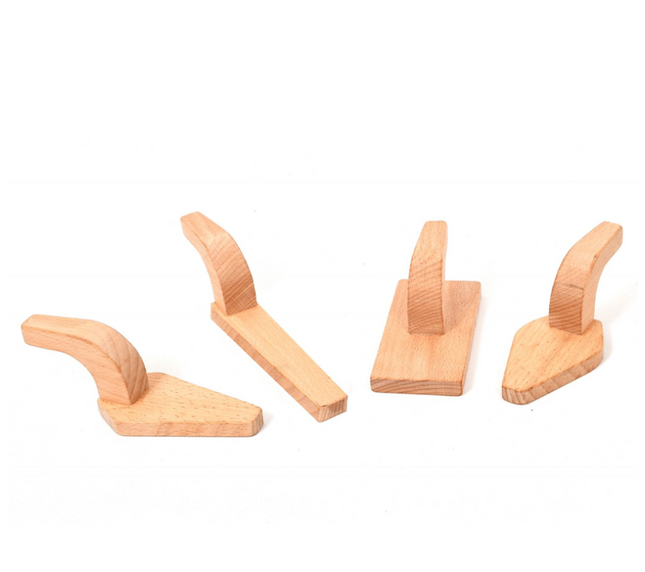 Children’s Wooden Building Tools For Small Hands - Pack of 4