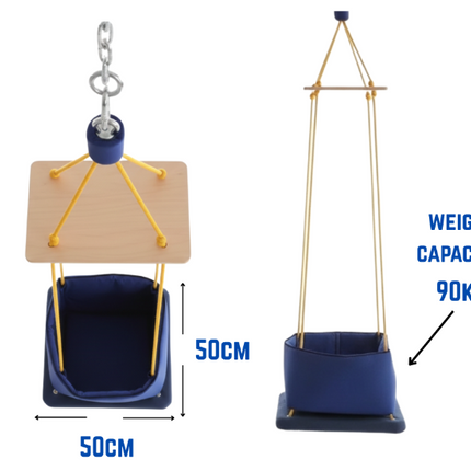 Small Safety Sensory Integration Therapy Swing with Swivel Connector