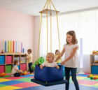 Small Safety Sensory Integration Therapy Swing with Swivel Connector