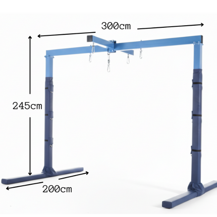 Heavy Duty Steel Suspension Indoor Sensory Integration Therapy Swing Frame – 300cm x 245cm