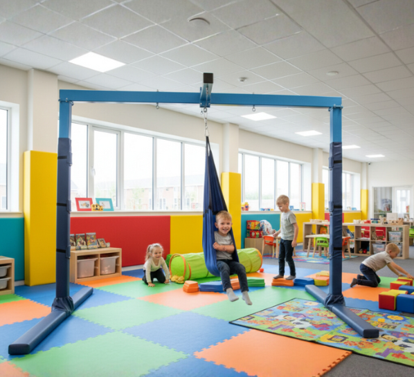 Heavy Duty Steel Suspension Indoor Sensory Integration Therapy Swing Frame – 300cm x 245cm