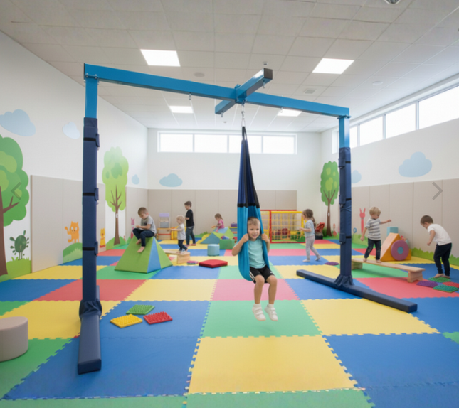 Heavy Duty Steel Suspension Indoor Sensory Integration Therapy Swing Frame – 300cm x 245cm