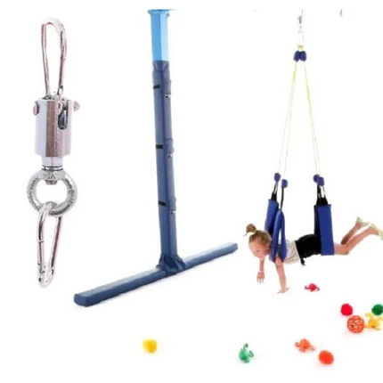 Suspended Sensory Integration Therapy Swing with Swivel Connector