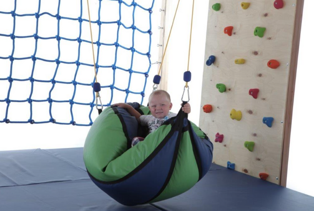 Indoor Suspended Pear Shape Sensory Therapy Seat Swing