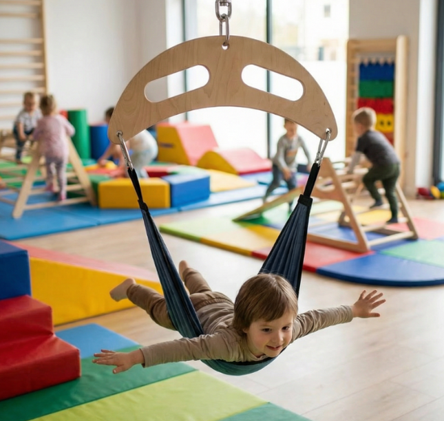 Frog Sensory Integration Swing Seat with Swivel Connector