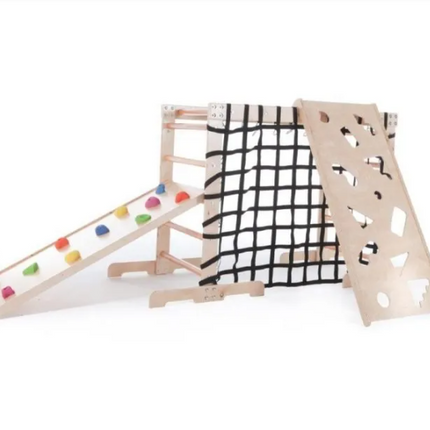 Wooden Climb System for Sensory Integration Therapy - 210cm x 125cm x 75cm