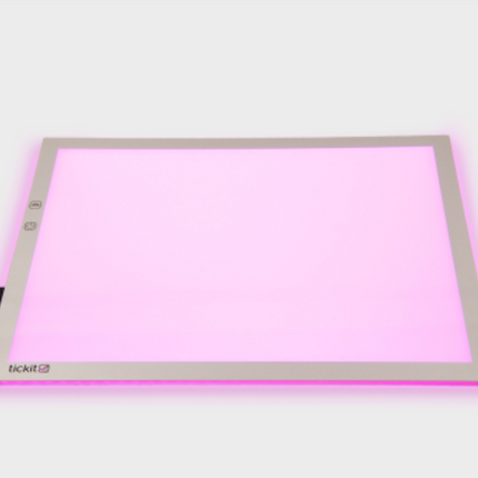 Sensory LED Colour Changing A3 Light Panel - 46cm x 34cm x 8cm