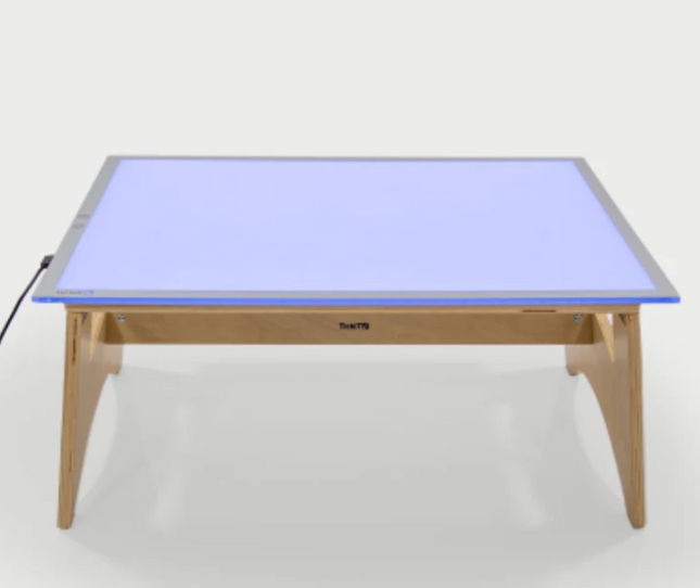 Sensory LED Colour Changing A2 Light Panel with Folding table Set
