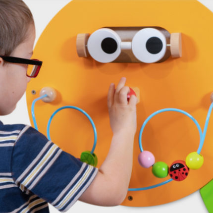 Caterpillar Activity Wall Play Panel - 187cm x 61cm x 1.5cm