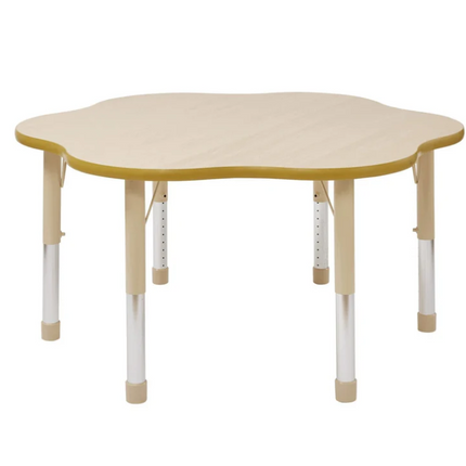 Elegant Height Adjustable Flower Table - Ages 2-11 years | 6 Seater | Classroom | Nursery Furniture