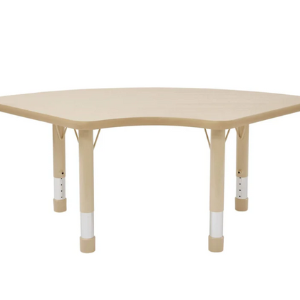 Elegant Height Adjustable Fan Table - 127cm x 68cm | Ages 2-11 years | Classroom | Nursery Furniture