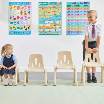 Elegant Chairs- Set of 4 | Ages 2-8 years | Classroom | Nursery Furniture