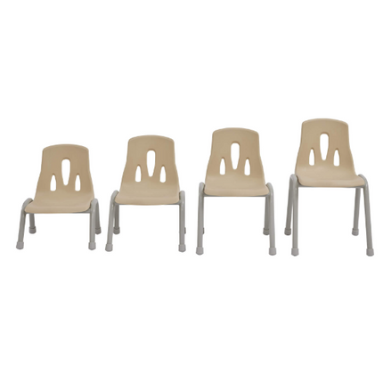Stackable Modern Thrifty Chairs - Set of 4 | Nursery and Classroom Furniture