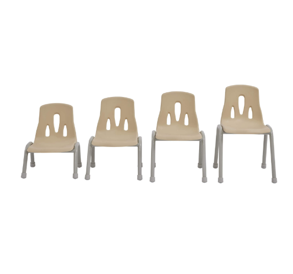 Stackable Modern Thrifty Chairs - Set of 4 | Nursery and Classroom Furniture