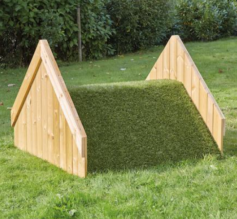 Outdoor Wooden Clamber Hill - 120 x 100 x 92cm | Physical Education | Forest School | Climbing