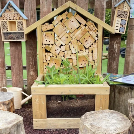 Outdoor Wooden Mini Bug Insect Hotel - Outdoor Learning | Forest School | Playground | Nature | Exploratory Play