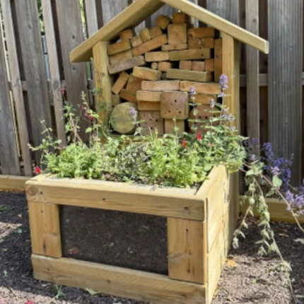 Outdoor Wooden Mini Bug Insect Hotel - Outdoor Learning | Forest School | Playground | Nature | Exploratory Play