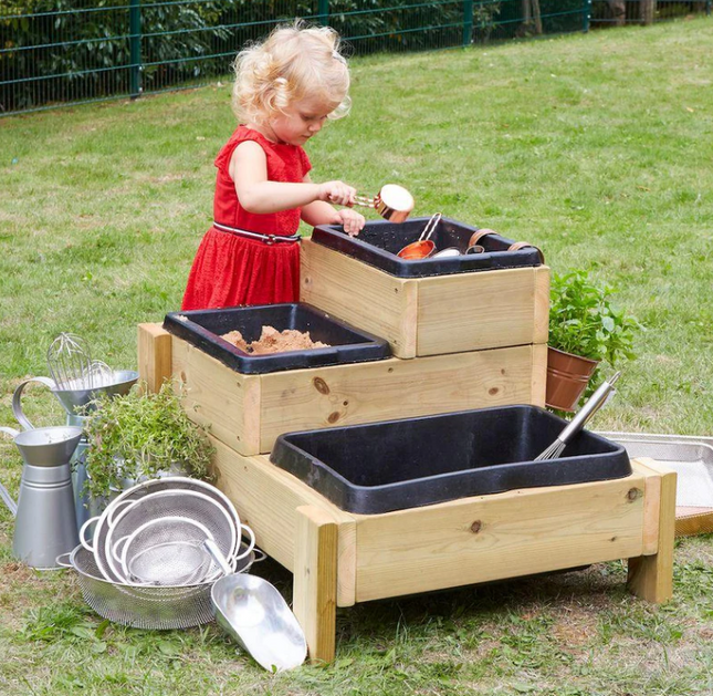 Outdoor Messy Play Towers - Outdoor Learning | Forest School | Playground | Sensory Play | Exploratory Play