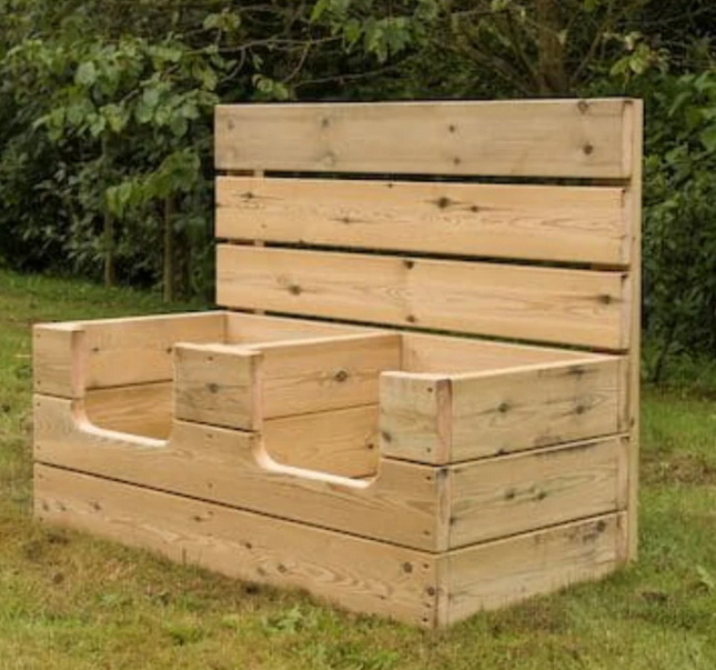 Outdoor Wooden Construction Pit - Outdoor Learning | Forest School | Playground | Role Play