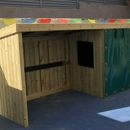 Outdoor Park and Ride Storage Unit - 140 x 200 x 120 cm | Outdoor Learning | Bike Storage | Equipment Store Shed