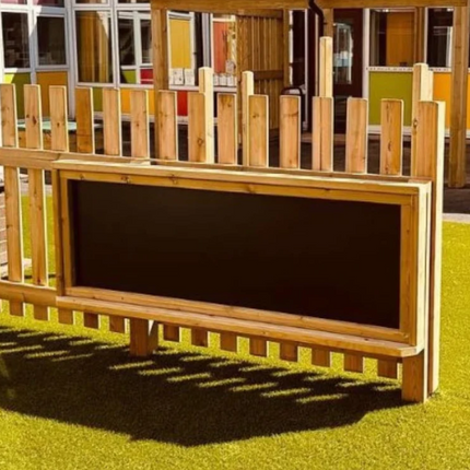 Outdoor Mounted Chalkboard - Outdoor Learning | Forest School | Motor Skills | Role Play | Exploratory Play | Social Play | Playground