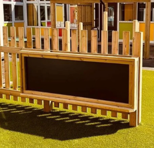 Outdoor Mounted Chalkboard - Outdoor Learning | Forest School | Motor Skills | Role Play | Exploratory Play | Social Play | Playground
