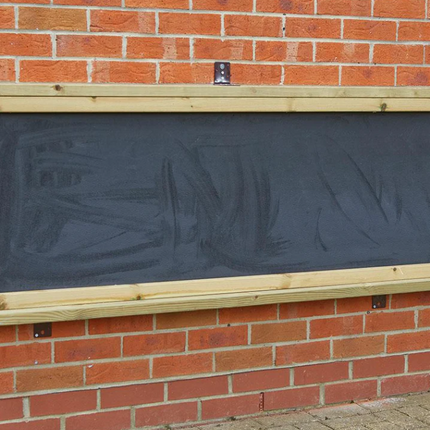 Outdoor Mounted Chalkboard - Outdoor Learning | Forest School | Motor Skills | Role Play | Exploratory Play | Social Play | Playground