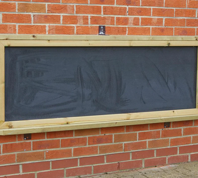 Outdoor Mounted Chalkboard - Outdoor Learning | Forest School | Motor Skills | Role Play | Exploratory Play | Social Play | Playground