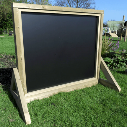 Outdoor Freestanding Wooden Chalkboard - Outdoor Learning | Forest School | Mark Making | Motor Skills | Exploratory Play | Playground