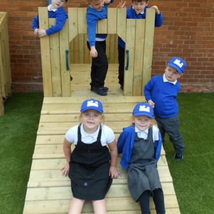 Children’s Outdoor Wooden Play Fort - Outdoor Learning | Forest School | Role Play | Social Play | Exploratory Play | Playground