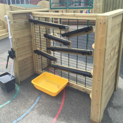 H Shaped Water Wall - 136 x 203 x 117 cm | Outdoor Learning | Playground | Water Play | Cause and Effect | STEM