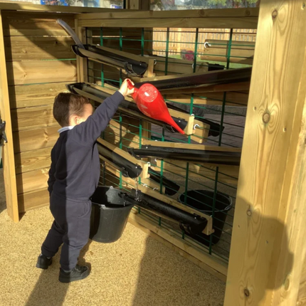 H Shaped Water Wall - 136 x 203 x 117 cm | Outdoor Learning | Playground | Water Play | Cause and Effect | STEM