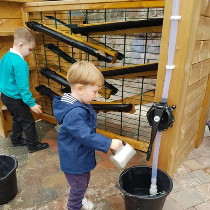 H Shaped Water Wall - 136 x 203 x 117 cm | Outdoor Learning | Playground | Water Play | Cause and Effect | STEM